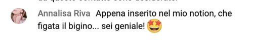 Commento Annalisa Riva