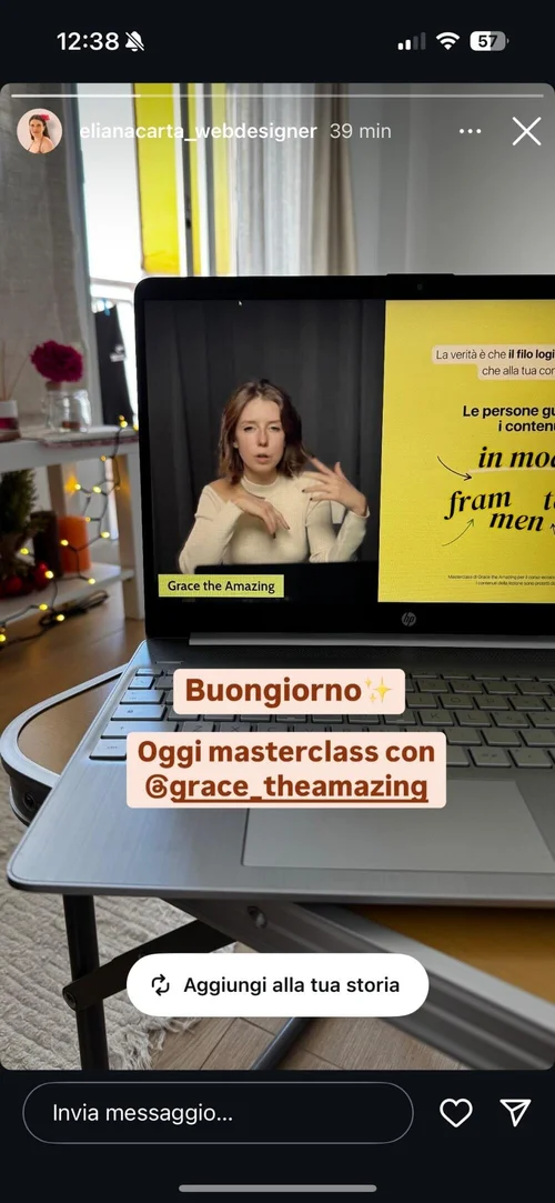 Storia Instagram — recensione masterclass